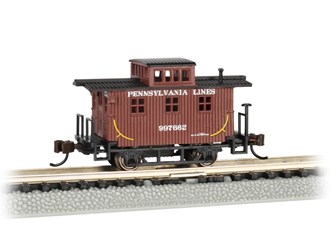 Bachmann USA 15754 [N] Old-Time Caboose - Pennsylvania Lines