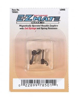 Bachmann USA 78501 [N] Magnetically Operated E-Z Mate Mark II Couplers - Long (1 Pair)
