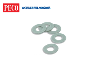 Peco R-9 OO Fibre Washers 3.175 Dia. (Pack of 50)