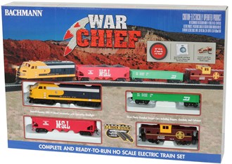 Bachmann USA 00746 [HO] War Chief Train Set