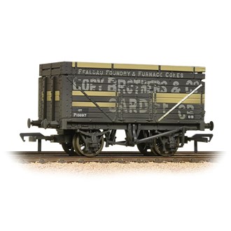 Branchline [OO] 37-185A 7 Plank Wagon Coke Rails BR P No. (Ex-Private Owner 'Cory Brothers') [W]