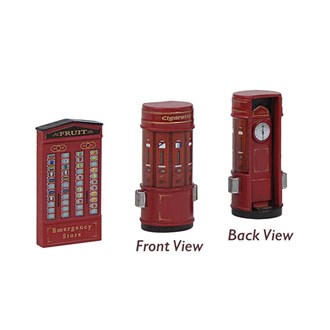Scenecraft 44-597 [OO] 1:76 Platform Vending Machines