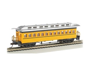 Bachmann USA 13403 [HO] 1860 - 1880 Coach - Painted, Unlettered - Yellow
