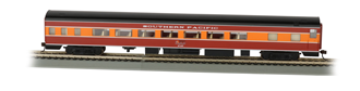 Bachmann USA 14207 [HO] 85' Smooth-Side Coach - Southern Pacific Daylight (lighted)