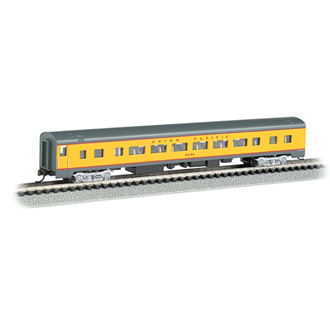 Bachmann USA 14254 [N] 85' Smooth-Side Coach - Union Pacific (Lighted)