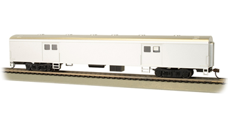 Bachmann USA 14405 [HO] 72' Smooth-Side Baggage Car - Painted, Unlettered - Aluminum