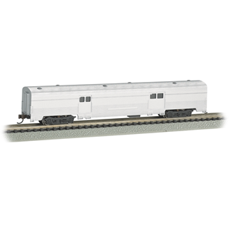 Bachmann USA 14654 [N] 72' Streamline Baggage Car - Unlettered (silver)