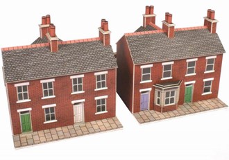Metcalfe PN103 [N] Red Brick Terraced Houses Kit