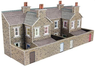 Metcalfe PN177 [N] Low Relief Stone Terraced House Backs Kit