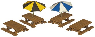 Metcalfe PN810 [N] Picnic Tables Mini-Kit