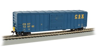 Bachmann USA 14904 [HO] 50' Braced Box Car - CSX (flashing led)