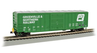 Bachmann USA 14905 [HO] 50' Braced Box Car - Greenville & Northern Railway