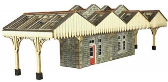 Metcalfe PO322 [OO] Island Platform Building