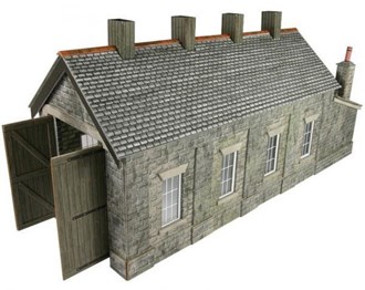 Metcalfe PO332 [OO] Stone Single Track Engine Shed
