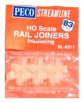 Peco SL-8311 HO Insulated Rail Joiners (Code83)