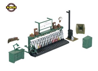 Ratio 553 [OO/HO] Signal Box Interior Kit