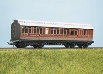 Ratio 723 OO LMS ex Midland Clerestory Brake 3rd Coach kit