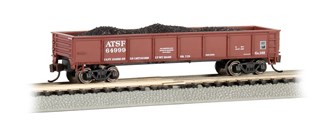 Bachmann USA 17251 [N] 40' Gondola ATSF (Red Oxide)