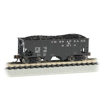 Bachmann USA 19555 [N] USRA 55 Ton 2-Bay hopper - C&O