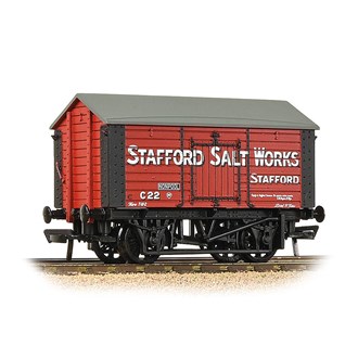 Branchline [OO] 33-181A 10T Covered Salt Wagon 'Stafford Salt Works' - Red