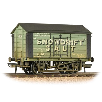 Branchline [OO] 33-182A 10T Covered Salt Wagon 'Snowdrift Salt' - Green [W]