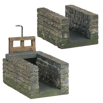 Scenecraft 44-0142 [OO] 1:76 Watermill Race and Gate