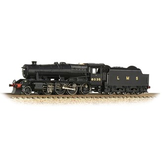 Graham Farish [N] 372-161 LMS Stanier 8F 8035 - LMS Black (Revised)