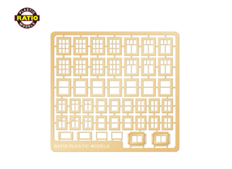 Ratio 310 N Domestic Windows Etched Brass Builder Accessories Pack