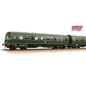 Branchline (OO) 32-285ASF Class 101 2-Car DMU in BR Green (Roundel) (Sound Fitted)