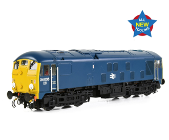 Branchline (OO) 32-416 Class 24/0 24035 Disc Headcode - BR Blue