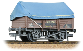 Branchline [OO] 33-085B 5 Plank China Clay Wagon - BR Bauxite (TOPS) with Hood