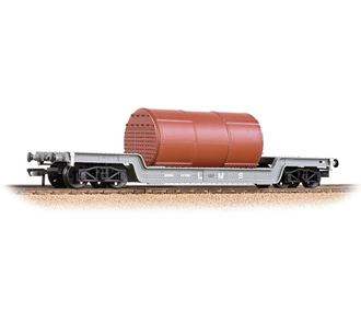 Branchline [OO] 33-878A 45T Bogie Well Wagon LMS Grey [WL]