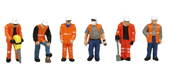 Branchline [OO] 36-049 Scenecraft OO Trackside Workers (6pk)