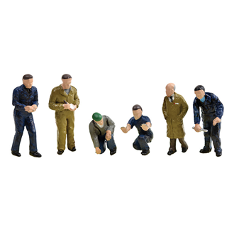 Scenecraft 36-403 [OO] 1:76 Factory Workers & Foreman (6pk)