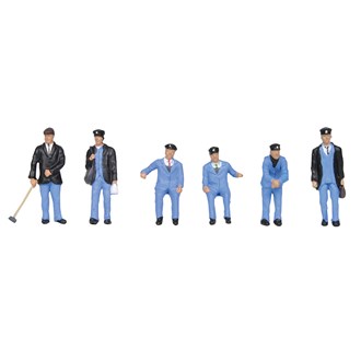 Scenecraft 36-407 [OO] 1:76 1950s Train Crew (6pk)