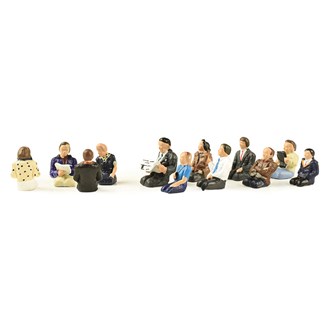 Scenecraft 36-408 [OO] 1:76 Seated Coach Passengers (12pk)