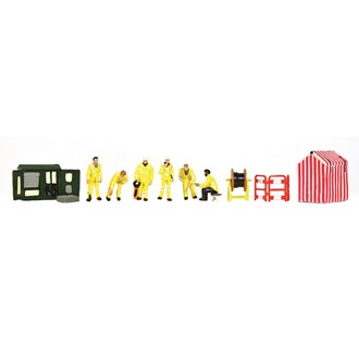 Scenecraft 36-410 [OO] 1:76 OO Roadside Technicians (6pk + accessories)