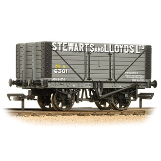 Branchline [OO] 37-157A 8 Plank Wagon Fixed End 'Stewart & Lloyds Ltd' Grey