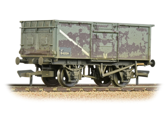 Branchline [OO] 37-227B BR 16T Steel Mineral Wagon - BR Grey (Late)