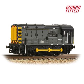 Graham Farish [N] 371-007ASF Class 08 08953 BR Engineers Grey (Sound Fitted)