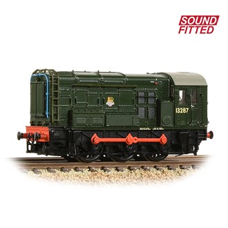 Graham Farish [N] 371-013SF Class 08 13287 BR Green (Early Emblem) (Sound Fitted)