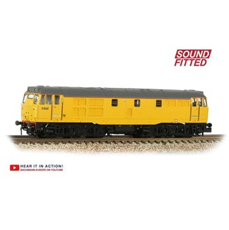 Graham Farish 371-137SF [N] 1:148 Class 31/6 Refurbished Diesel 31602 - Network Rail Yellow (Sound Fitted)