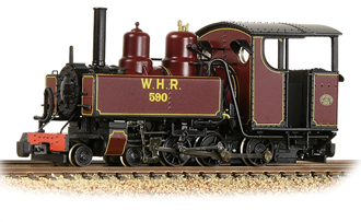 Narrow Gauge [OO-9] 391-031 Baldwin 10-12-D Tank 590 Welsh Highland Railway Lined Maroon