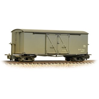 Narrow Gauge [OO-9] 393-026A  Bogie Covered Goods Wagon - Nocton Estates L. R. Grey [W]