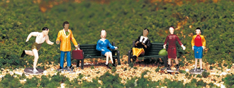 Bachmann USA 42339 [HO] People at Leisure (6 pcs)