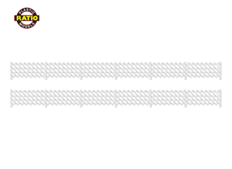 Ratio 426 OO LMS Station Fencing white