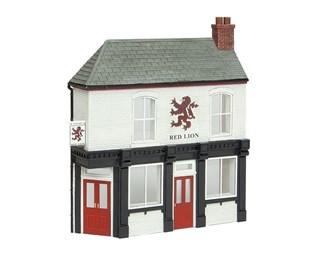 Scenecraft 44-0201 [OO] 1:76 Low Relief Corner Pub 'The Red Lion'