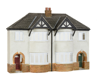 Scenecraft 44-0206 [OO] 1:76 Low Relief 1930s Semi Detached Houses