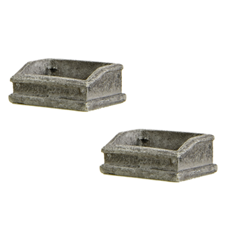 Scenecraft 44-0510 [OO] 1:76 Ballast Bins (Pack of 2)