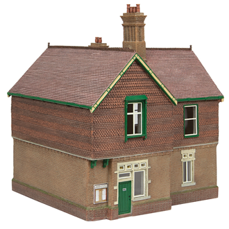 Scenecraft 44-088G [OO] 1:76 Bluebell Booking Office - Green and Cream